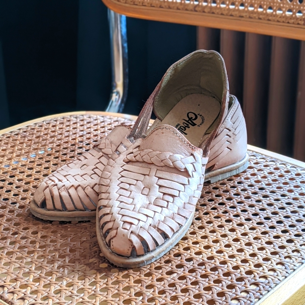 Genuine Leather Huarache Sandals